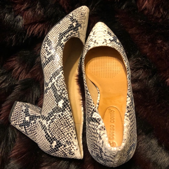 NWOT - Corso Como Ryanna Snake Skin Leather Pumps. - Picture 6 of 8